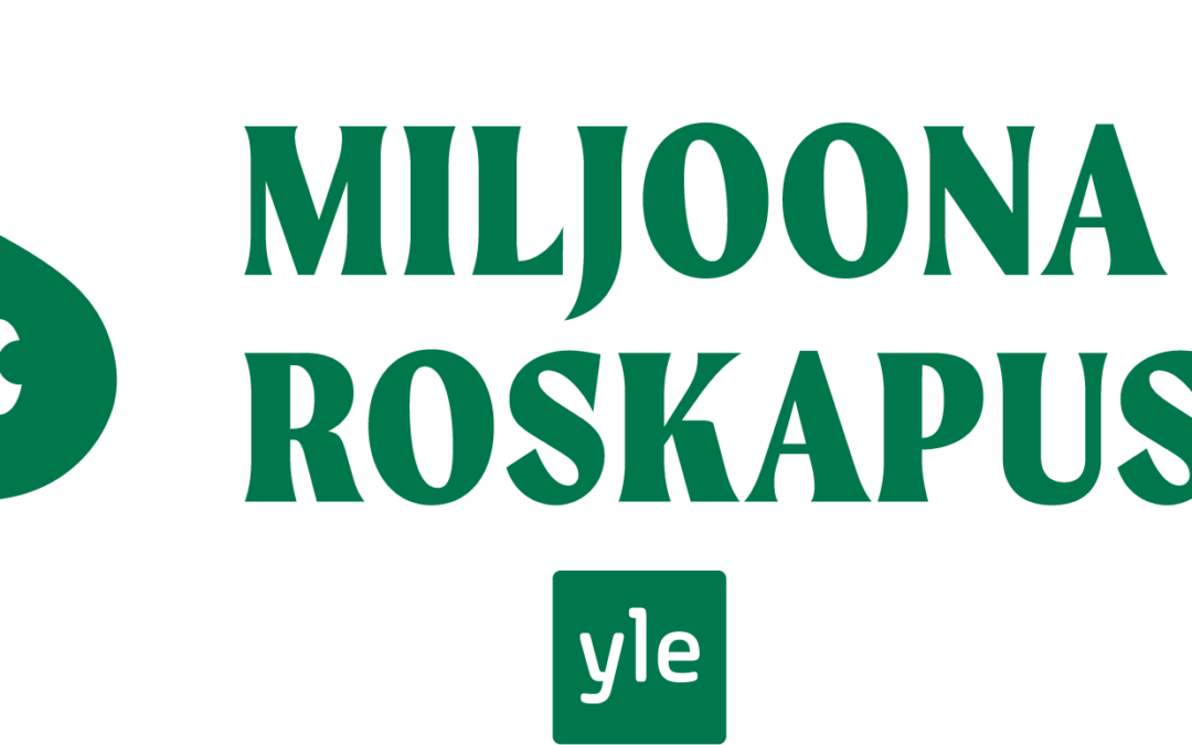 Miljoona roskapussia -kampanjan logo.