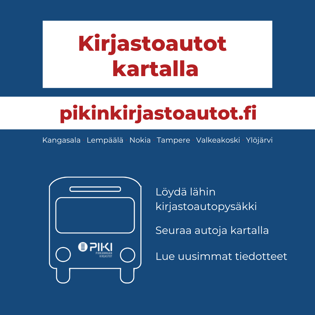 Ylöjärven kirjastoauto mukana uudessa reittipalvelussa